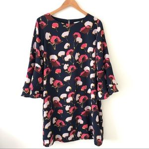 Floral Bell-Sleeve Dress